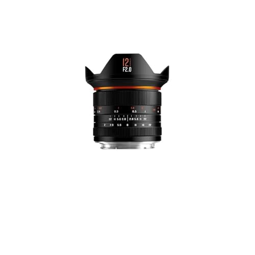Objetivo Gran Angular APS-C MF 12 mm F2.0 III de Gran Apertura, Compatible con monturas Sony E, Nikon Z, Canon RF/EF, Fuji XF M4/3.(Canon RF)