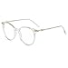 Produktbild Firmoo Blaulichtfilter Brille für Damen Herren ohne Sehstärke Anti Blaulicht UV Schutzbrille TR Vollrandbrille gegen Augenbelastung Entspiegelte Nerdbrille (Transparent)