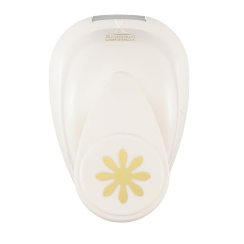 Vaessen Creative Perforadora de Papel, Margarita, Talla S, Para Proyectos DIY, Scrapbooking, Creación de Tarjetas y Más