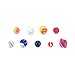 TrueZoo 5164 Planet Drink Charms, One Size