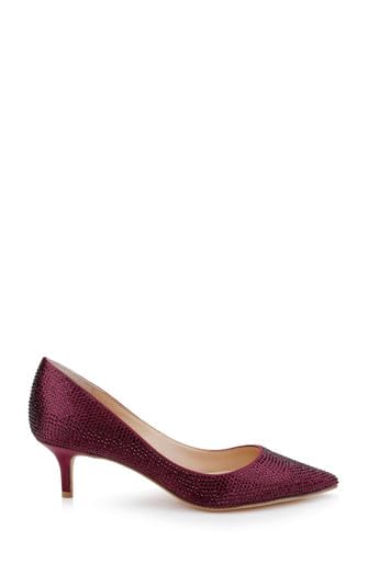 Jewel Badgley Mischka Frenchie Pointed Toe Kitten Heel3