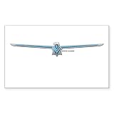 CafePress 66 Thunderbird Emblem Rectangle Bumper Sticker Car Decal