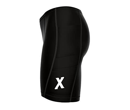 Sparx Energy Compression Triathlon Short Triplo Ciclismo Short Bike Swim Run 7060, Black/Gray, XX-La