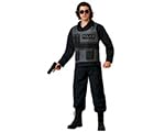 Atosa disfraz policia mono negro hombre adulto M