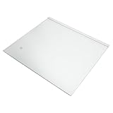 Ipetboom Ersatzglasablage für Kühlschrank 29,5 X 26,9cm aus Gehärtetem Glas Transparent Robuste Glasablage als Gefrierfach Austausch und Flexibles Kühlschrankzubehör
