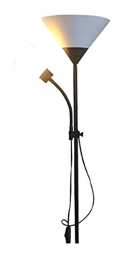 Luminária Articulada Abajur Chão duo floor Metal pedestal Lustre Coluna 1,72m