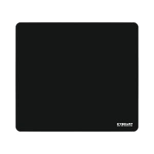 Cybeart | Ghost (Black) Gaming Mouse Pad (Large – 450x400x4mm) | Waterproof, Never Slip Base, Stitched Edges, Esports Grade