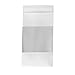 MMBM Resealable Poly Bag with White Block Label, 3x5 Inch, 1000 Pack, 2 Mil, Clear, Lock Seal Zipper, Reclosable Zip Plastic Baggies