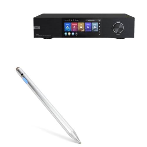 BoxWave Stylus Pen Compatible with Eversolo DMP-A8 - AccuPoint Active Stylus, Electronic Stylus with Ultra Fine Tip - Metallic Silver