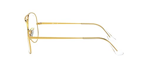 Image of Ray-Ban Unisex Rx6489 Aviator Aviator Prescription Eyeglass Frames