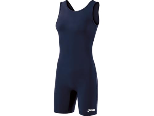 ASICS WOMEN'S SOLID MODIFIED SINGLET, Navy, M