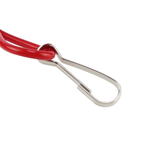 Image of Pack of 3 Boat Kill Switch Tether Lanyard for Emergency Engine Stop Crucial Outboard Motor Safety Lanyard Replacement for Jet Skis, Red