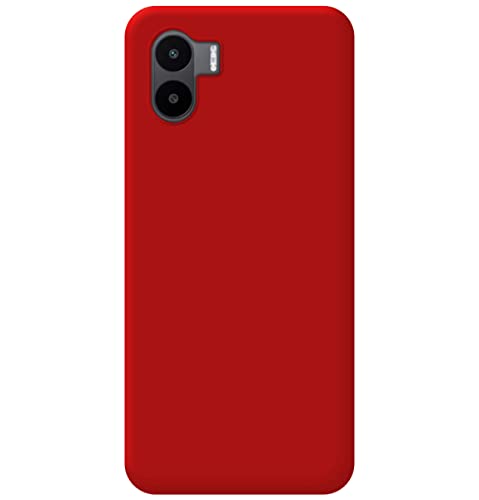 Tumundosmartphone Silicone Liquid Ultra Soft Case for Xiaomi Redmi A1 Red - Image 2