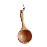 Louche en bois – cadeau de pendaison de crémaillère idéal pour vos amis et votre famille, pratique et facile à utiliser