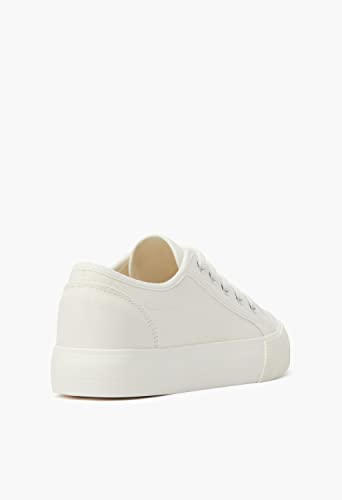 Justfab First-Timer White Sneakers For Women - Women's Fashion Sneakers, Low Top, Walking Shoes Women, Comfortable Work Shoes For Women - Casual Sneakers For Women, 7 #TOP2
