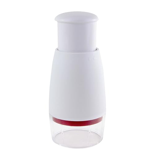 Zyliss Zick Zick Classic Food Chopper - Manual Food Chopper - Onion, Tomato & Vegetable Cutter - Stainless Steel & Dishwasher Safe Food Dicer - White, 9"- Zick Zick 2.0