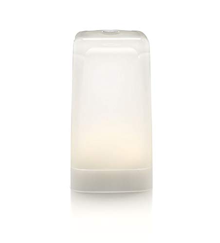 Imagilights Nobi LED Tischlampe, 24 Farben mit Farbwechsel, Kerzenmodi, Höhe ca. 15 cm, Durchmesser ca. 8,3 cm, eckig, kabellos, mit Akku, inklusive Ladegerät, spritzwasserdicht, stoßfest Cover