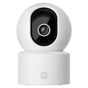 XIAOMI Smart Camera C302, 2K/3MP Indoor Security Camera, Physical Lens Shield, AI Human/Pet/Baby Cry Detection, 360° View, Full-Color Night Vision, Wi-Fi 6, Works w/Alexa & Google Assistant, 1pack
