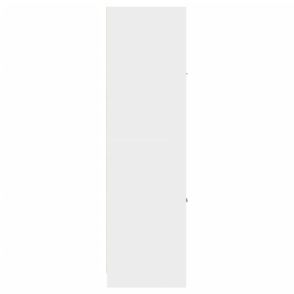 vidaXL Apothekerschrank Weiß 30 x 41 x 144,5 cm Holzwerkstoff
