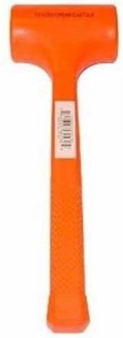 For 4 LB Pound Dead Blow Orange Deadblow Soft Face Shot Shock Absorbing Hammer Tool