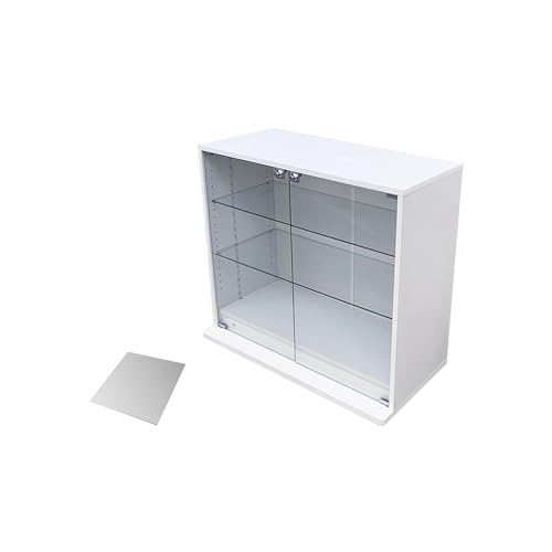 �n���Ƌ� �R���N�V�������b�N DIO �f�B�I ���C�h ��90cm ���[�^�C�v �{�� �w�ʃ~���[�t ���t �R���N�V�����P�[�X �K���X�P�[�X �f�B�X�v���C���b�N (��90cm ����81cm �z���C�g, ���s38cm�i�w�ʃ~���[�Z�b�g�j) ��LED�ʔ�