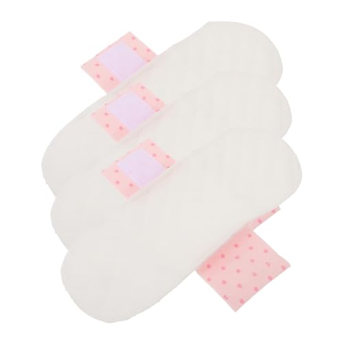 BIUDECO 3 piezas Almohadillas Menstruales Reutilizables Algodón Transpirable Suaves para Mujer Protección Diaria Lavables y Cómodas
