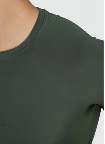 Image of Men's Gym T-Shirt, Dra-fit, Regular Fit, Round Neck, Short Sleeve, Black