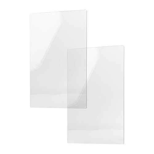 2pcs 3mm Thickness Transparent Acrylic Cutting Pads, Replaceable Die Cutting Plates For 9 inch Opening Die Cutting And Embossing Machine(8.7''x 12.6'')