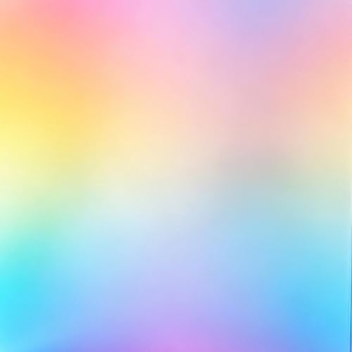 Mini blocs holographiques et feuille acrylique arc-en-ciel double face 100pcs - 6