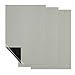 PATIKIL Magnetic Dry Erase Board Sheet for Fridge, 3 Pcs 12 x 8 Inch Erasable Refrigerator Whiteboard for Kitchen for Home Kitchen Organizer Planner Office Storage, Gray (0.6mm)