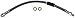 Dorman H622670 Brake Hydraulic Hose Compatible with Select Mercedes-Benz Models