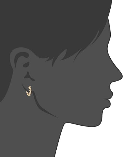 DISENO Fine Jewelry 10k Yellow Gold Diamond Huggie Earrings for Women – 0.07 Ct Natural Diamonds (F-G, SI1-SI2) – Classic Small Gold Hoops for Elegant Gift Giving3