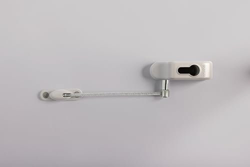 Socona H1S Catena Di Sicurezza Per Finestra, Con Cavo, Colore: Grigio - 2