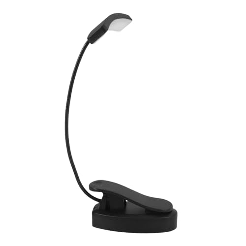 ibasenice Clip on Piano Sheet Music Light Led Reading Lamp Multi-Purpose Desk Lamp Music Stand Light Energy Efficient