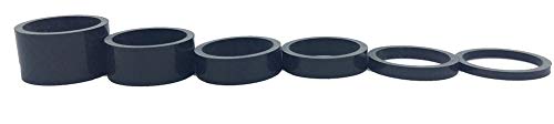 Easyou Carbon Fiber Bicycle Headset Spacer Pack Of 6 For 1-1/8 Inch 20Mm 15Mm 10Mm 8Mm 5Mm 3Mm #TOP2