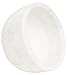 SHASH Marble Shaving Bowl, White - Lather Mug with Interior Grooves Builds a Rich, Foamy Froth - Retains Heat for a Close, Comfortable Shave - Compact, Sophisticated Design (White)