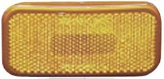 Fasteners Unlimited 003-59 12 V Amber Rectangular Clearance Light with Rounded Corners
