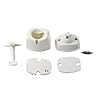 White Plastic Door Retainer Catch Compatible with Coachman and Elddis Caravan and Motorhome #5