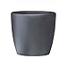 Produktbild elho brussels Round Wheels 40 Pflanzgefäß  Runder Blumentopf in Anthrazit  Elegantes Extra für den Indoor-Bereich  Ø 39,1 x H 35,9 cm