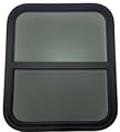 Vintage Technologies Premium RV Window | 14" W X 22" H | Teardrop Vertical slide | | RV Window Replacement | Complete Installation kit Included | (1-1/2" Wall Thickness)