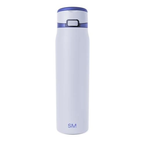 Image of Simple Modern Water Bottle with Straw & Handle | 30oz | Blue | Mesa Loop Insulated Water Bottle for School, Sports, Travel | Leak Proof, Stainless Steel | Dreamscape