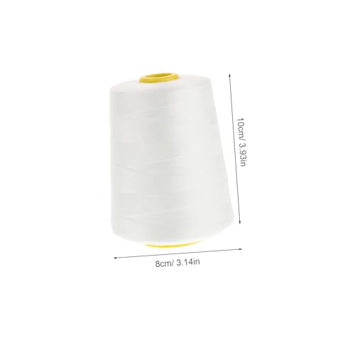 Hilo de costura blanco de algodón 1 rollo miniatura 2
