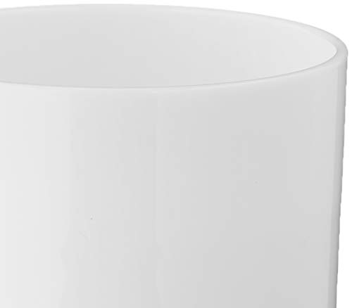 Drinique Tall Unbreakable Highball Glasses (Set Of 4) 14Oz Reusable, Shatterproof, Tritan Plastic Drinking Glasses - White #TOP2