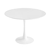 Ventamueblesonline Mesa Redonda Ibiza White ø120 Cm