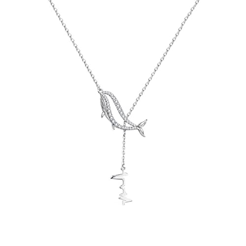 Charmant collier baleine asymétrique pour sublimer vos tenues