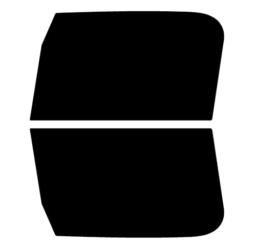 True Line Automotive Precut Auto Window Tint Compatible with Jeep Tj 1997-2006 - 20% Front Sides Only - Front Car Window Tint - Window Tint for Cars - Ceramic Window Tint Kit