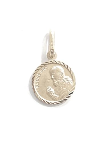 Médaille Padre Pio argent 11mm De Bussy finition prestige