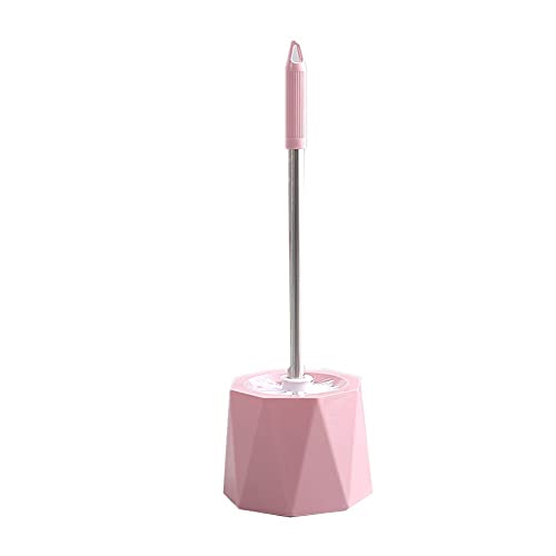 Jjoer Brosse Toilette Balais Toilette Brosses de Toilette Ensembles Porte-balais Nouveauté Brosse de Toilette Produits de Nettoyage Pink,One Size Cover