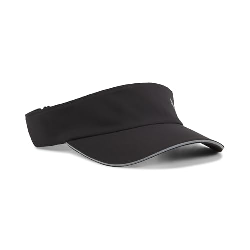 PUMA Unisex Adult's Running Visor, PUMA Black, One Size