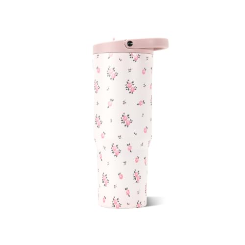 Image of HydroJug Sport 40 oz Insulated Stainless Steel Water Bottle, Wildrose